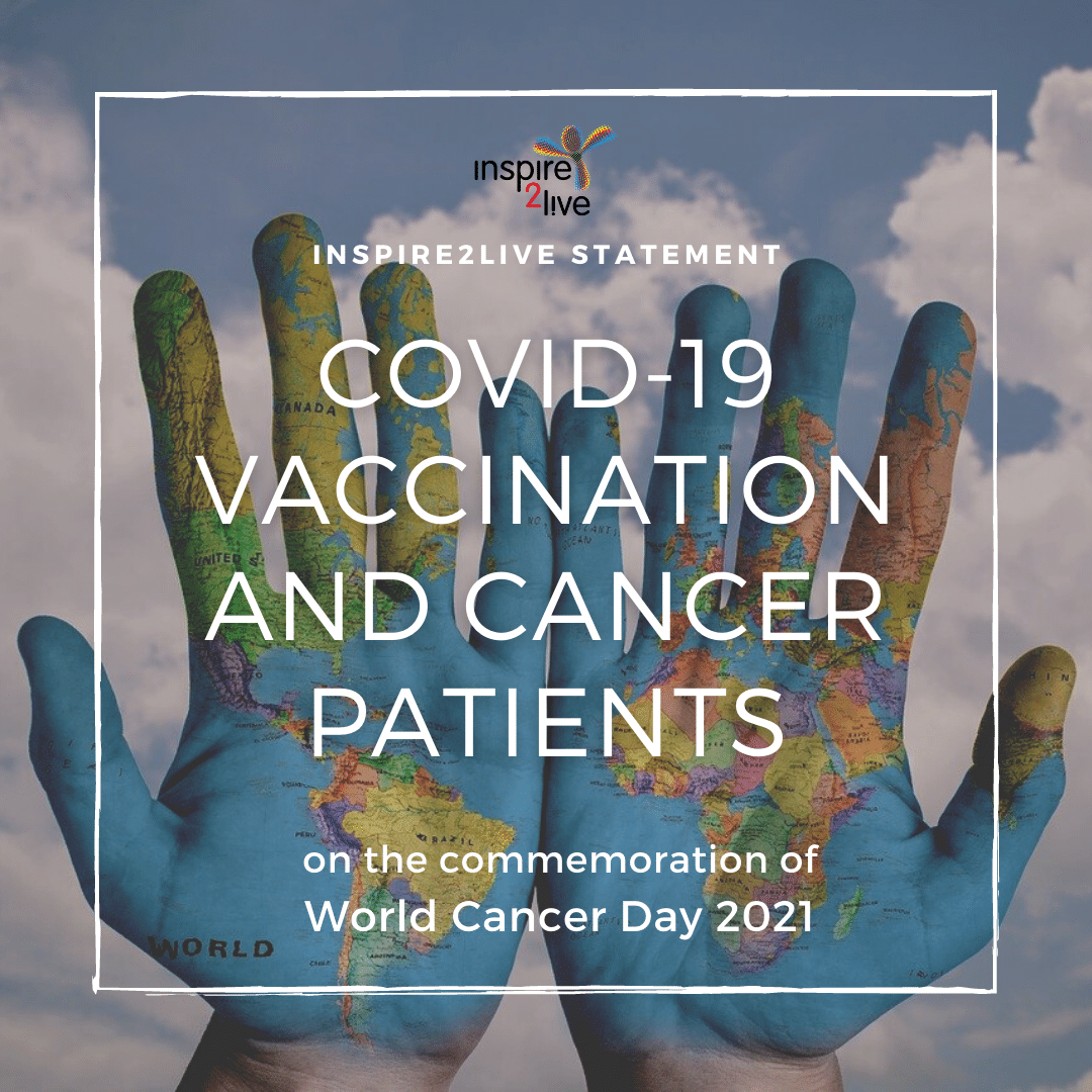 COVID-19 vaccination and cancer patient - Inspire2Live statement