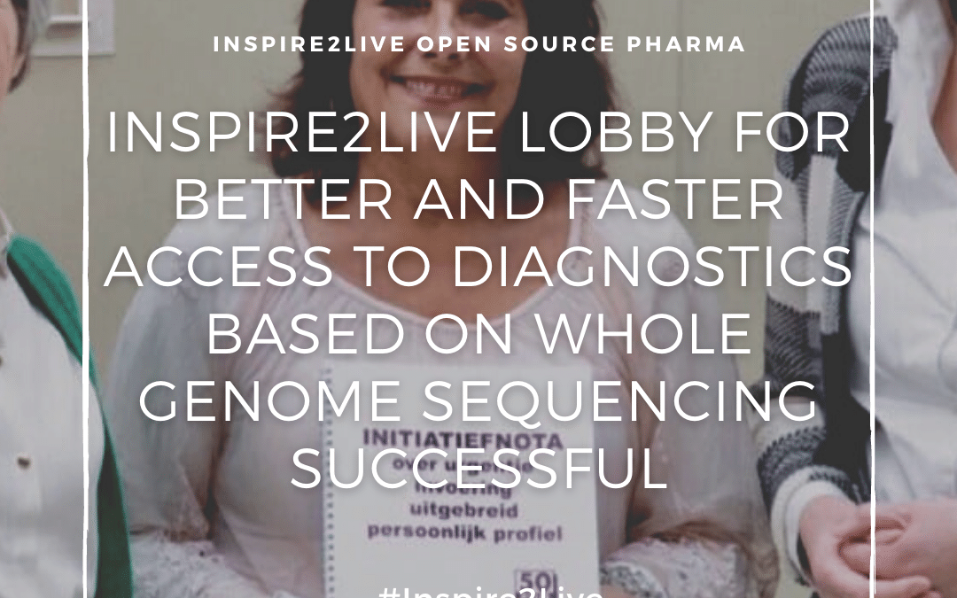 Inspire2Live lobby for better and faster access to diagnostics based on Whole Genome Sequencing successful