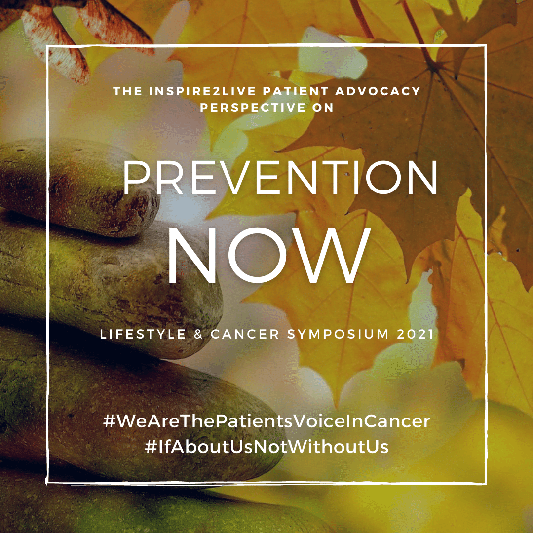 Prevention now; an update on our Lifestyle & Cancer Symposium 2021