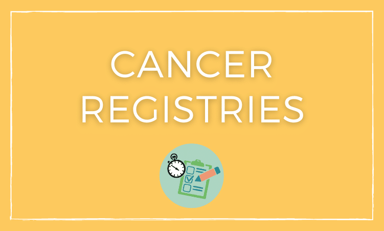 Achievements - Cancer registries