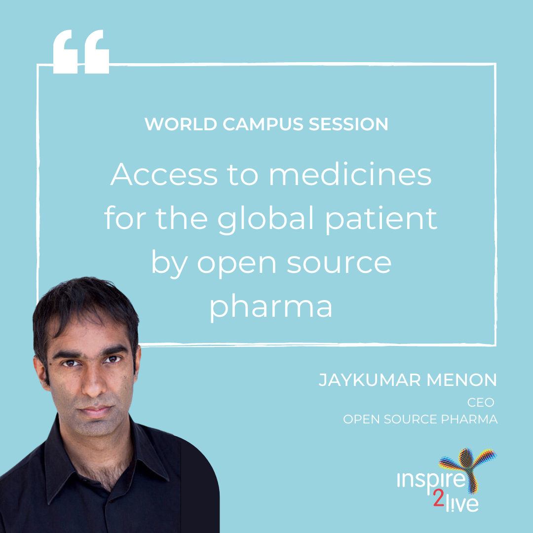 Jaykumar Menon on Access to medicines for the global patient by open source pharma