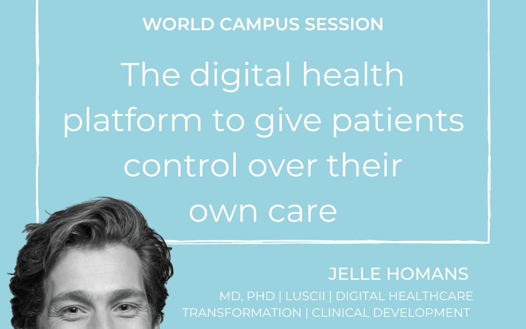 Jelle Homans on The digital health platform to give patients control over their own care