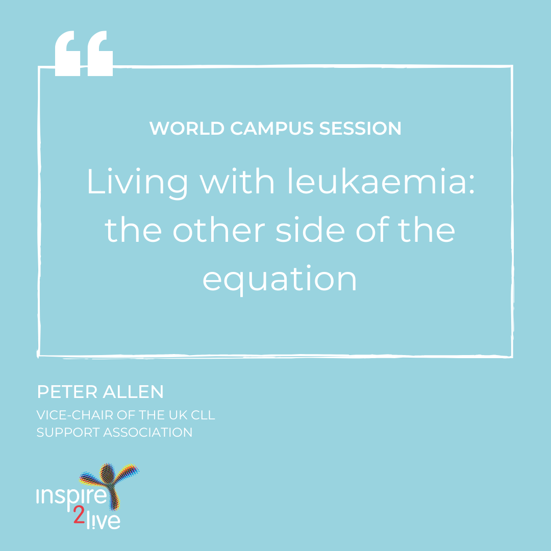 Peter Allen on Living with Leukaemia - The other side of the equation